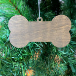 BLANK STAINED BONE SHAPED ORNAMENTS