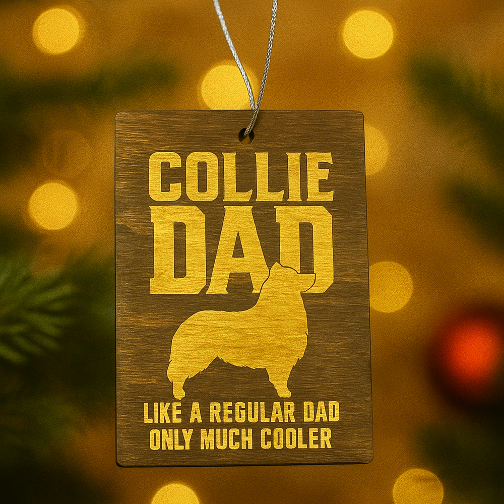 Collie Dad Ornament