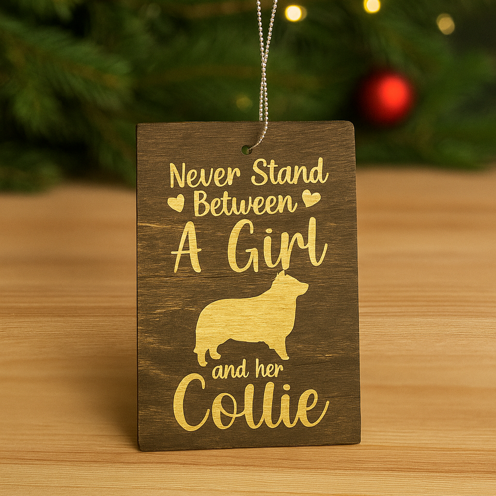 Girl and Her Collie Ornament