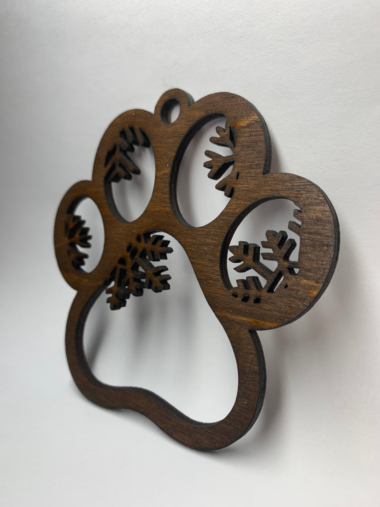 Snowflake Paw Ornament