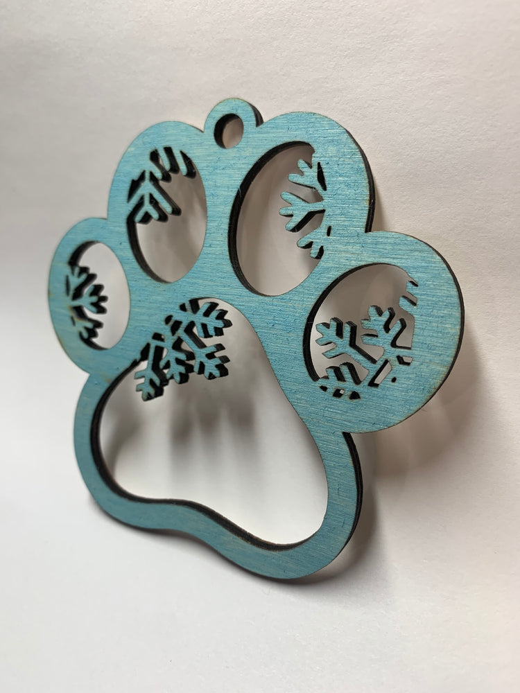 Snowflake Paw Ornament