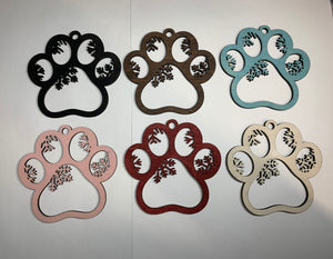 Snowflake Paw Ornament
