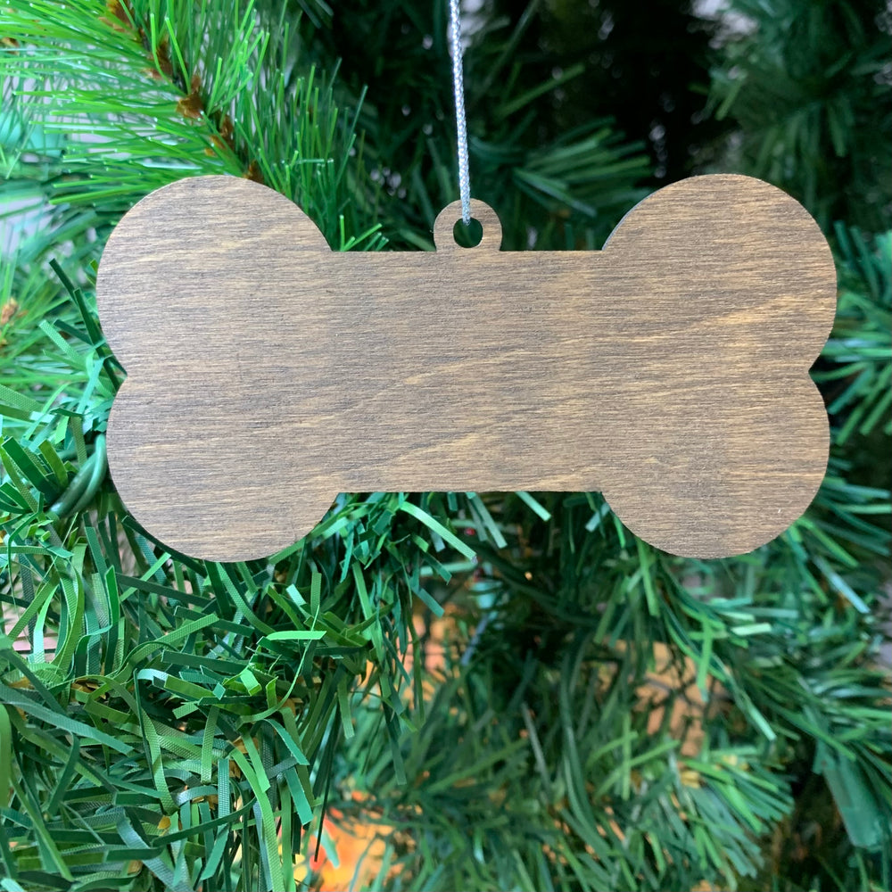BLANK STAINED BONE SHAPED ORNAMENTS