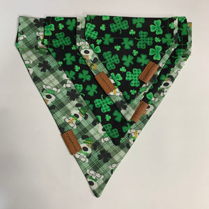 
            
                Load image into Gallery viewer, Plaid St. Patrick&amp;#39;s Day Bandana
            
        