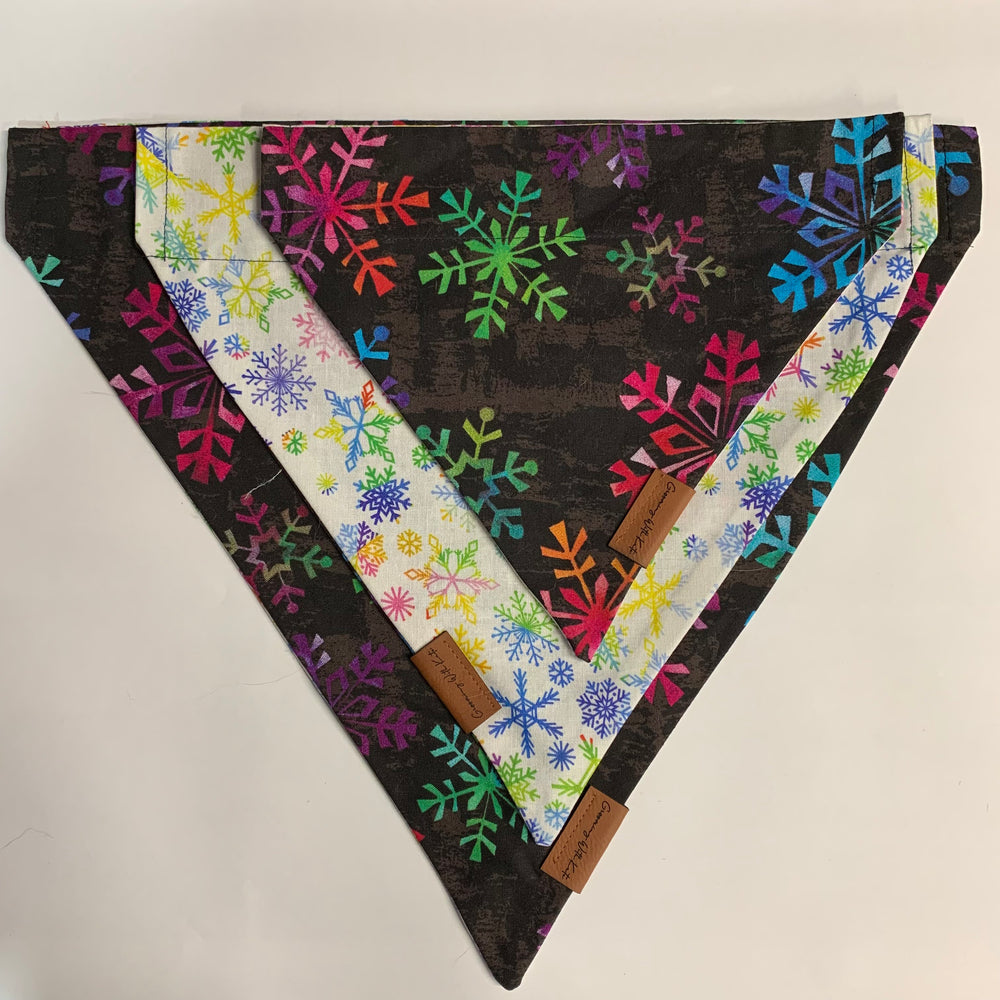 Rainbow Snowflake Bandana