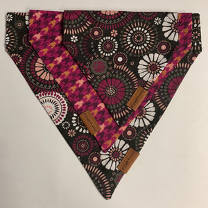 Houndstooth Meets Floral Bandana