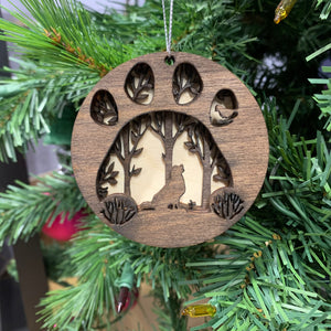 3D Golden Retriever Ornament